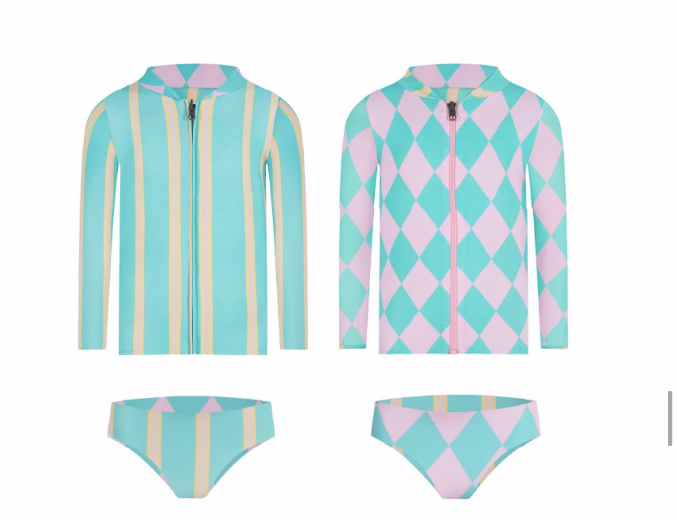 Traje de baño reversible Arlequin
