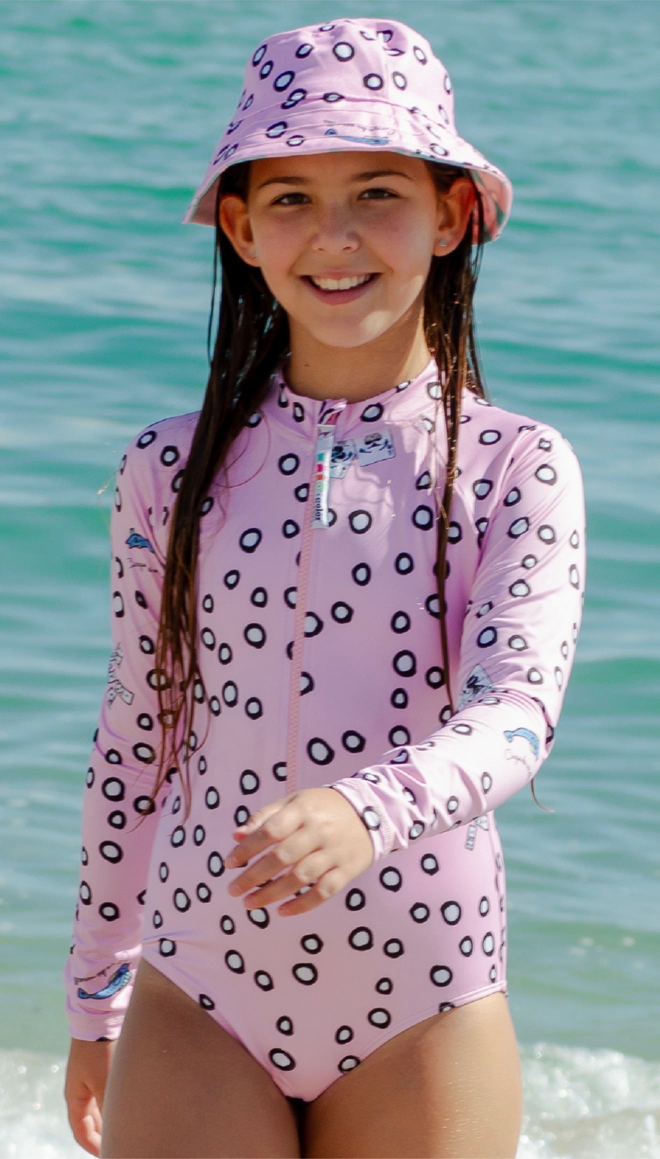 Traje de baño Bubbles rosa