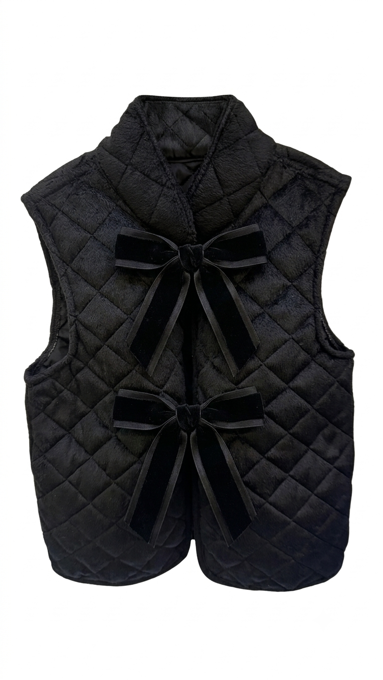 Chaleco Puff Peludito (Reversible)