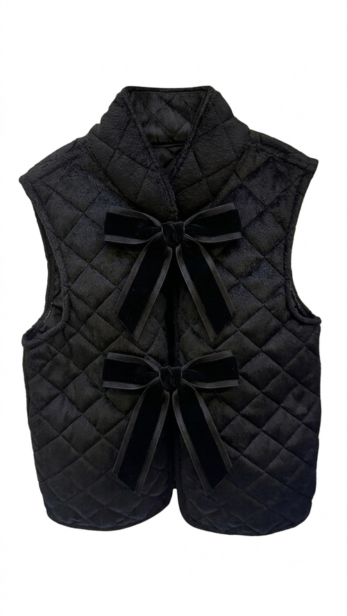 Chaleco Puff Peludito (Reversible)