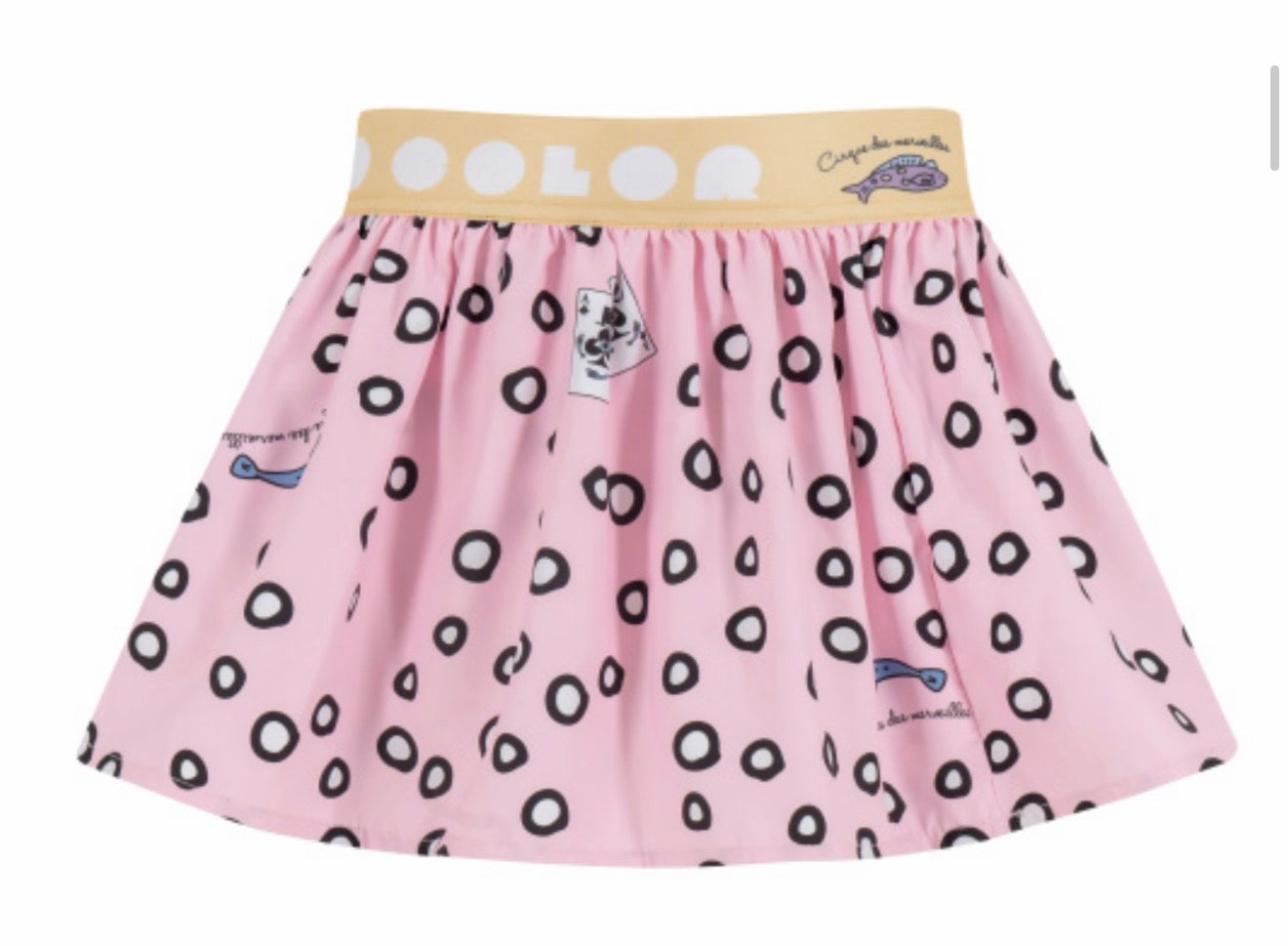 Falda playera Bubbles Rosa