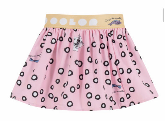 Falda playera Bubbles Rosa