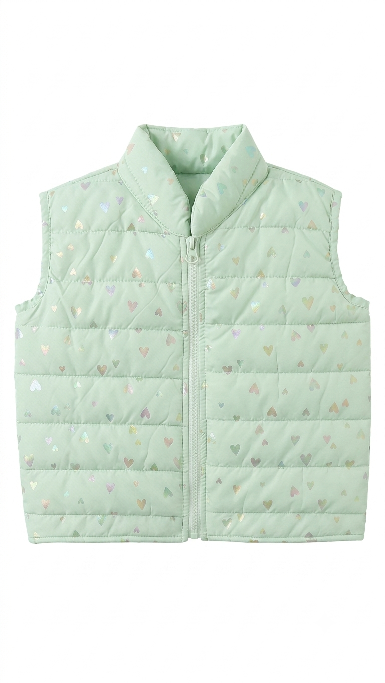 Chaleco Puff Corazones