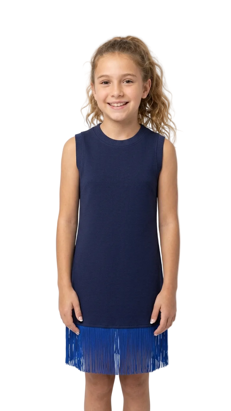 Vestido flecos
